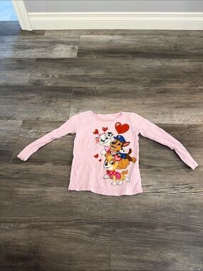Nickelodeon Pink Paw Patrol Long-Sleeve Kids Shirt